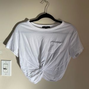 Forever 21 Twist Front Crop Top